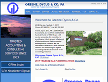 Tablet Screenshot of greene-dycus.com